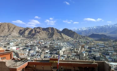 view from leh palace top floor