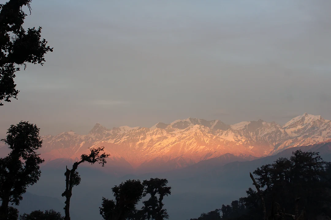 dayara bugyal sunset view